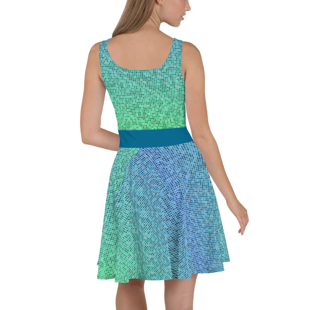 Skater Dress - Misty Blues