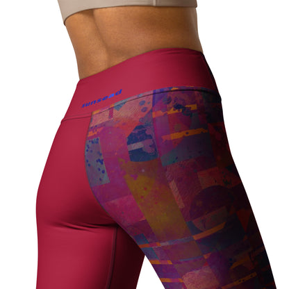 Yoga Leggings - Carmine