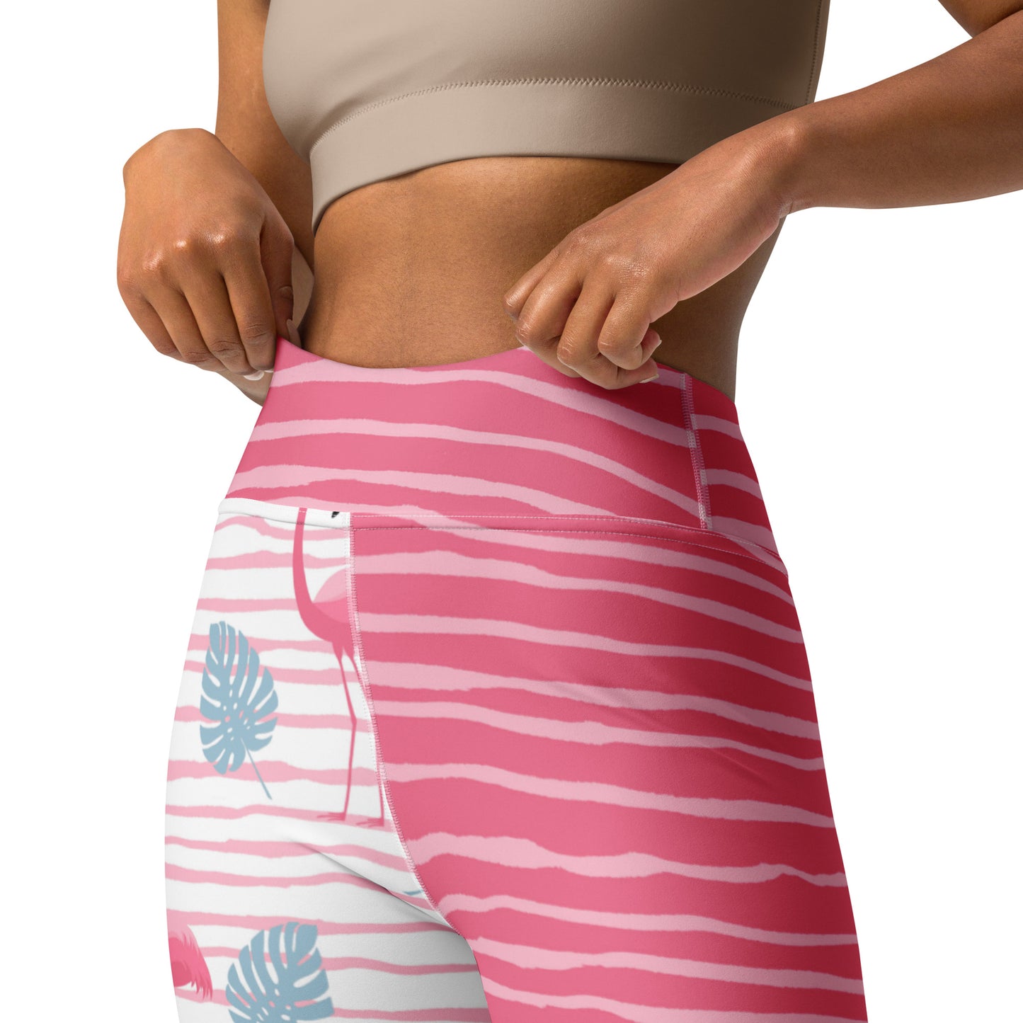 Yoga Leggings - Flamingo Pink