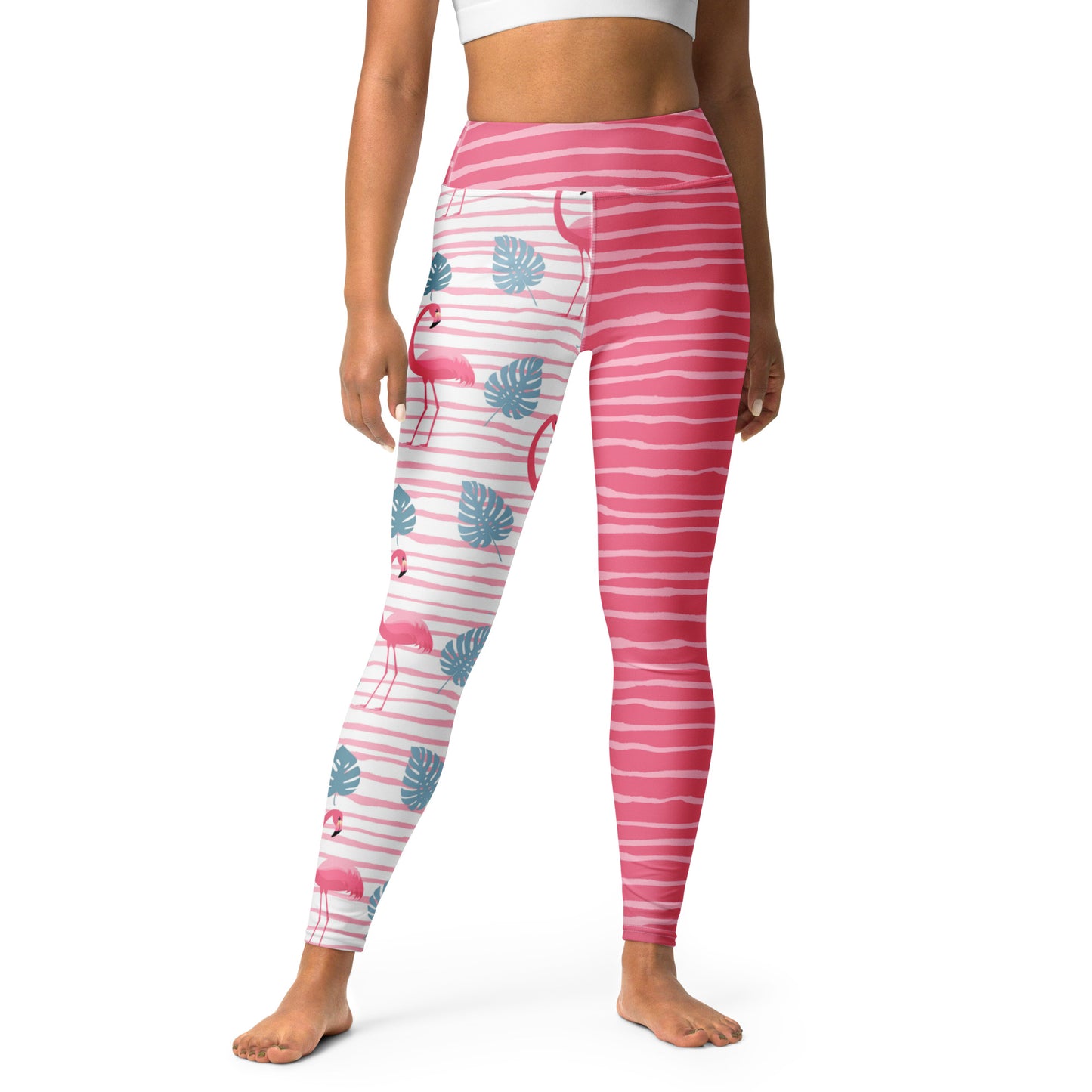 Yoga Leggings - Flamingo Pink