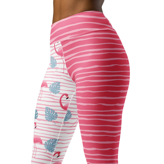 Yoga Leggings - Flamingo Pink