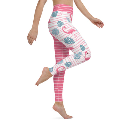 Yoga Leggings - Flamingo Pink