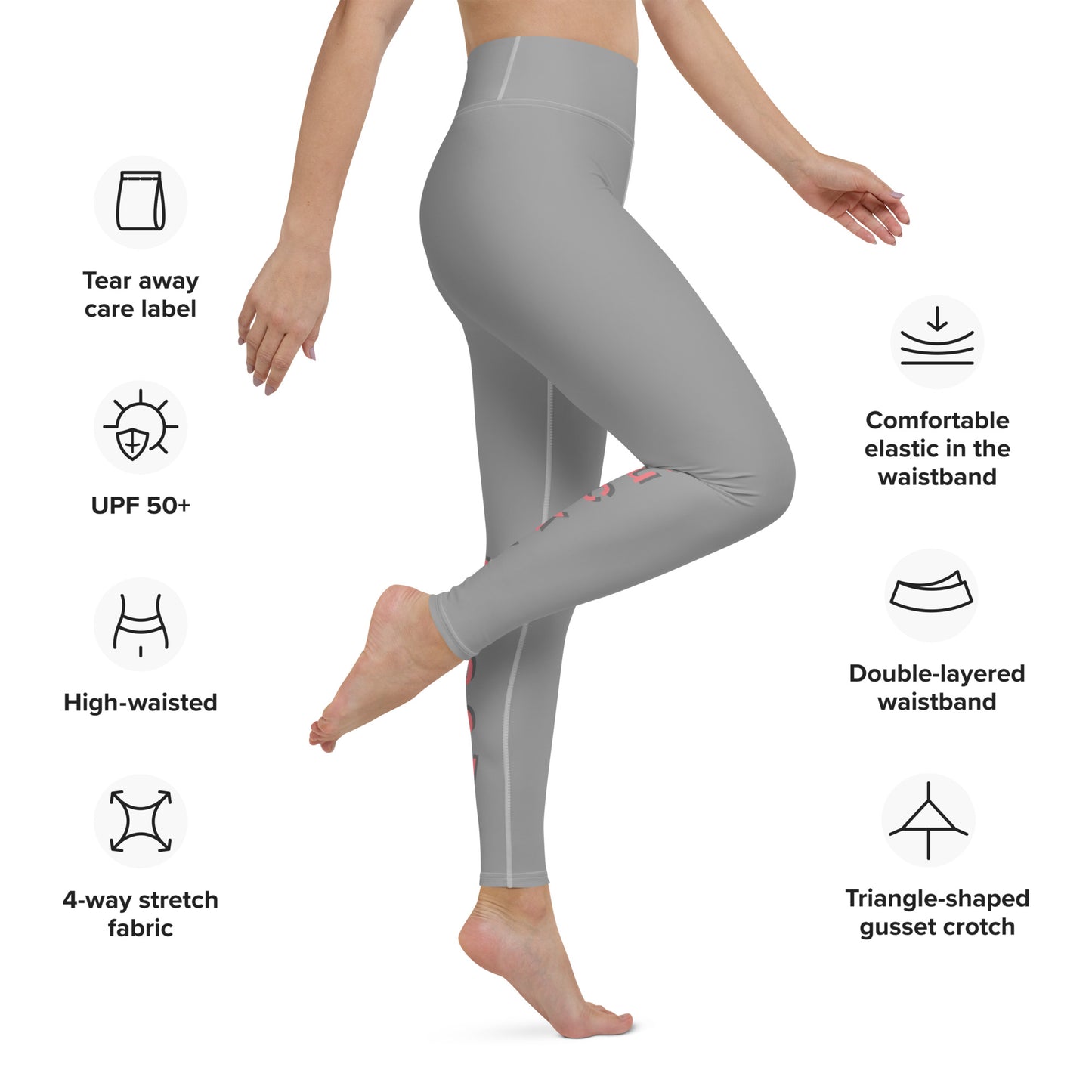 Yoga Leggings - Lucky/Happy