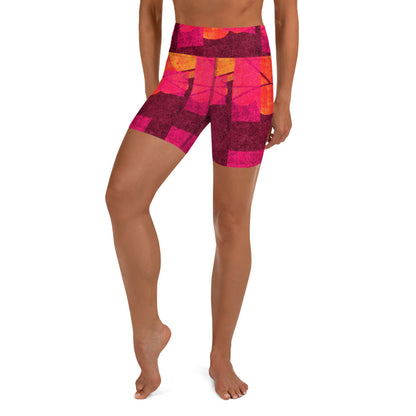 Yoga Shorts -  Red Canyon