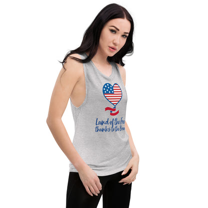 Ladies’ Muscle Tank - Independence