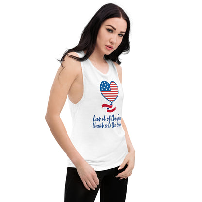 Ladies’ Muscle Tank - Independence