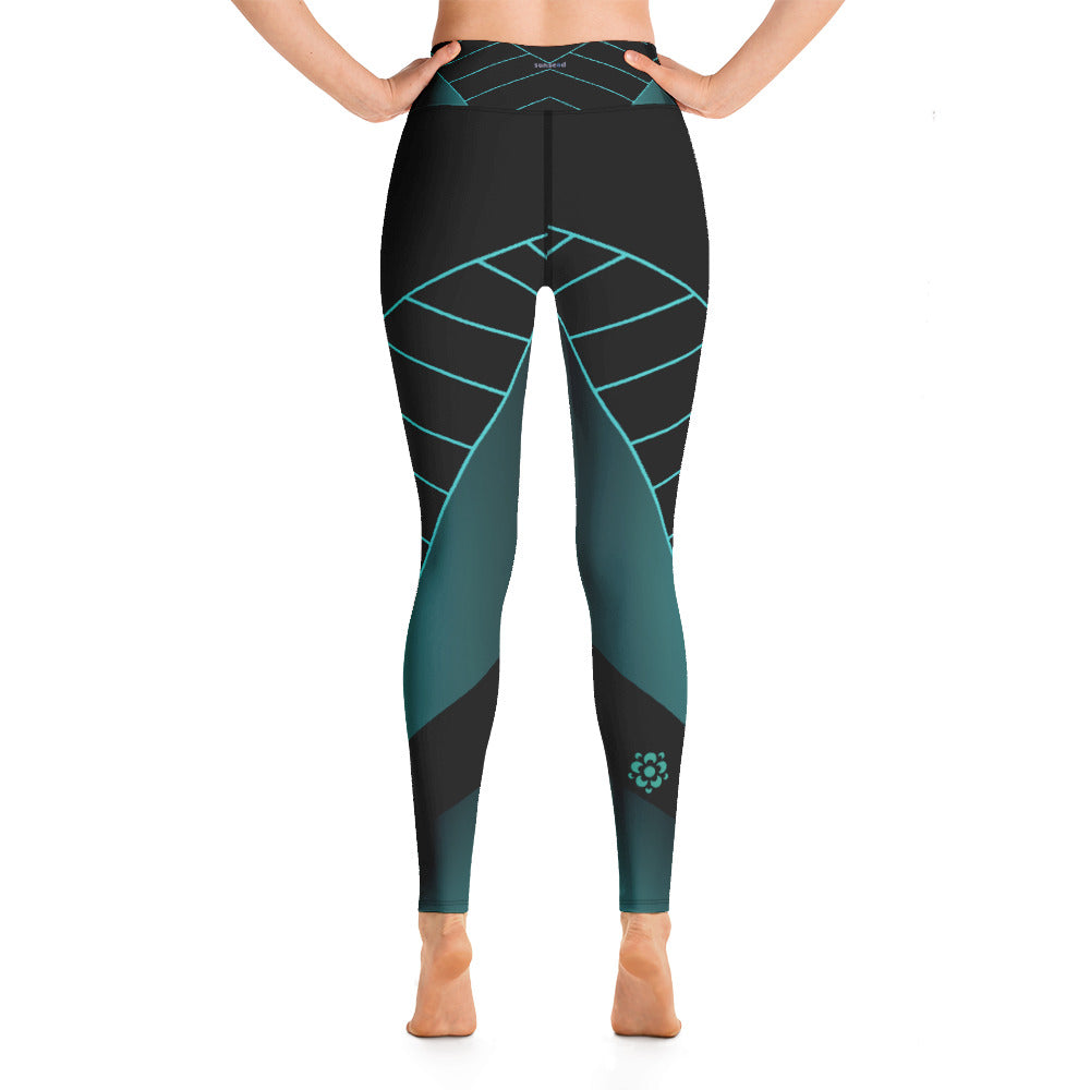 Yoga Leggings - Niagara