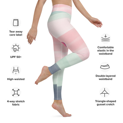 Yoga Leggings - Springtime