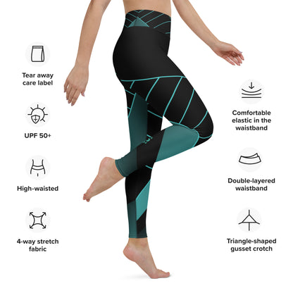 Yoga Leggings - Niagara